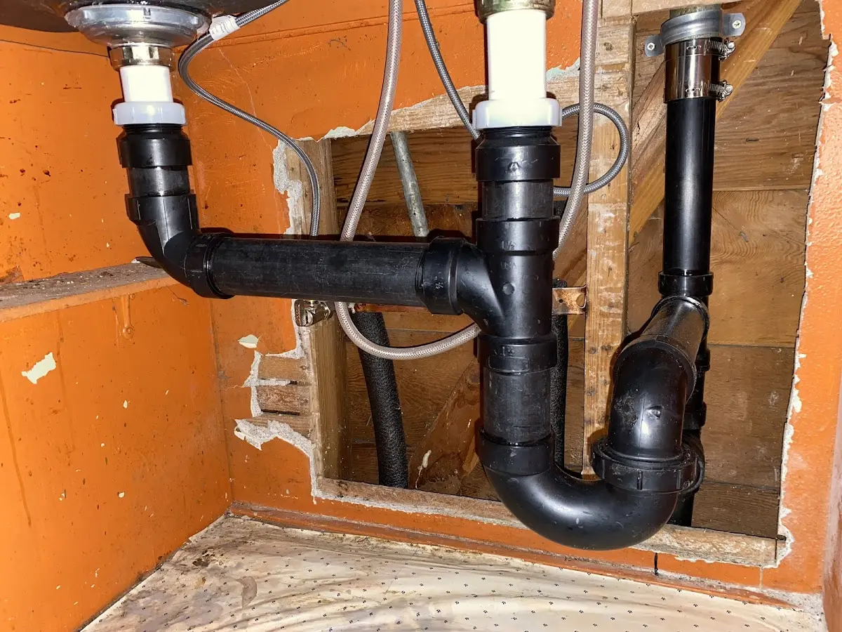 Professional Repiping Services equipment and tools on the job in Bethesda
