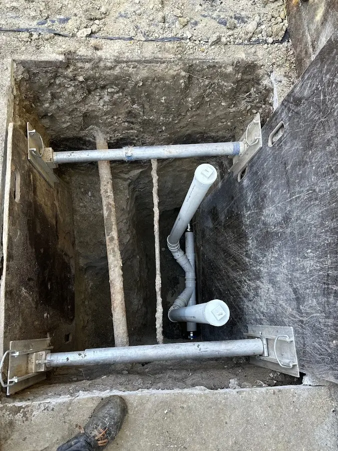 Experienced plumber completing Gas Line Repair work in Bethesda